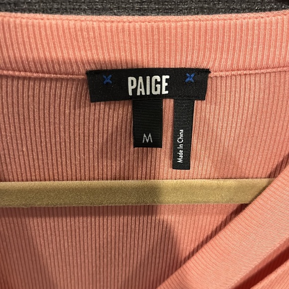 Paige Women's Sycamore Rib-Knit Cut-Out Cardigan-size Med - Picture 3 of 5